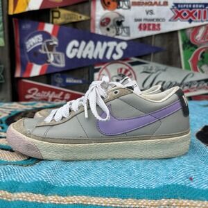 Size 6 - Nike 316094-051 Blazer Low 77 Grey/Purple Men's